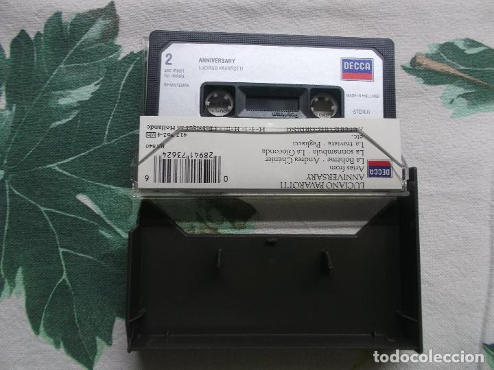 Casetes antiguos: pavarotti aniversary 1986 decca - Foto 2