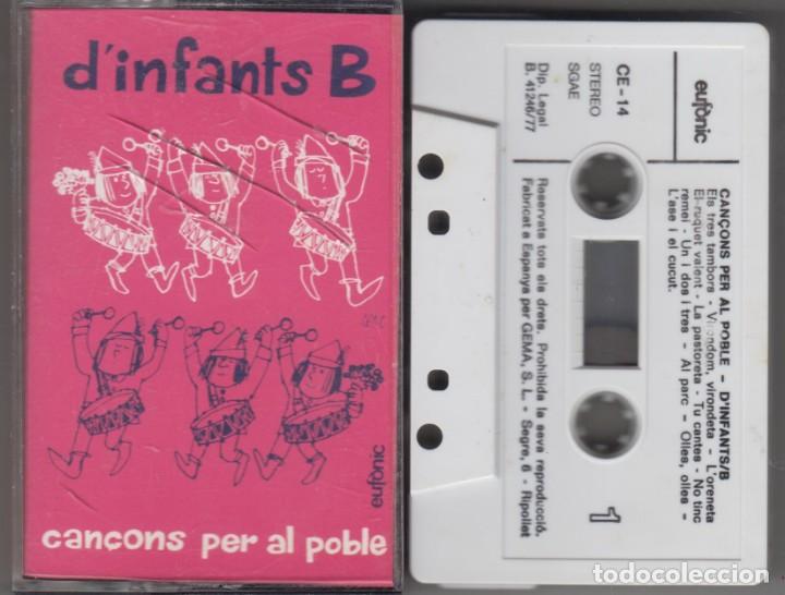 Cassettes Anciennes: D'infants B cassette Can&ccedil;ons per al poble 1977 L'esquellerinc del cor madrigal