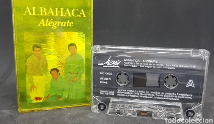 Casetes antiguos: Albahaca - alegrate - car32 - Foto 1