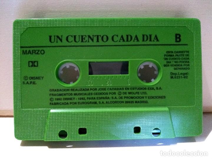 Casetes antiguos: UN CUENTO CADA DIA - MES DE MARZO - DISNEY 1992 - Foto 2