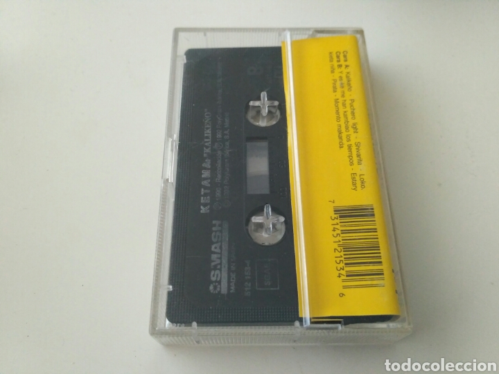 Casetes antiguos: Ketama - Kalike&ntilde;o - Foto 3