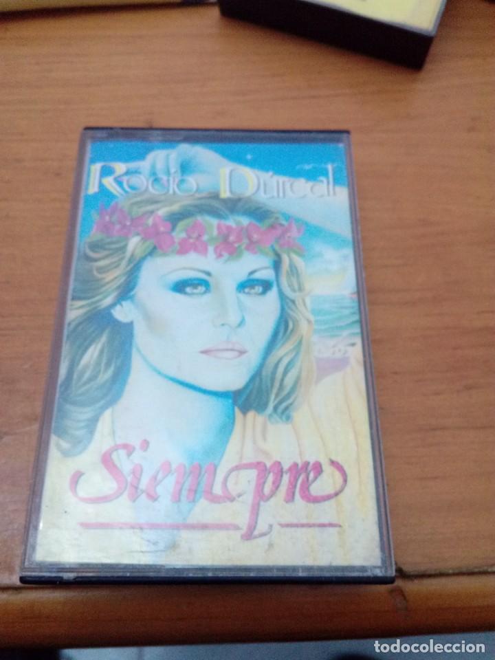Casetes antiguos: ROCIO D&Uacute;RCAL. SIEMPRE. SOLAMENTE LA CARATULA. C10F - Foto 1