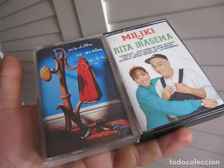 Casetes antiguos: 2 CINTAS DE MILIKI - Foto 1