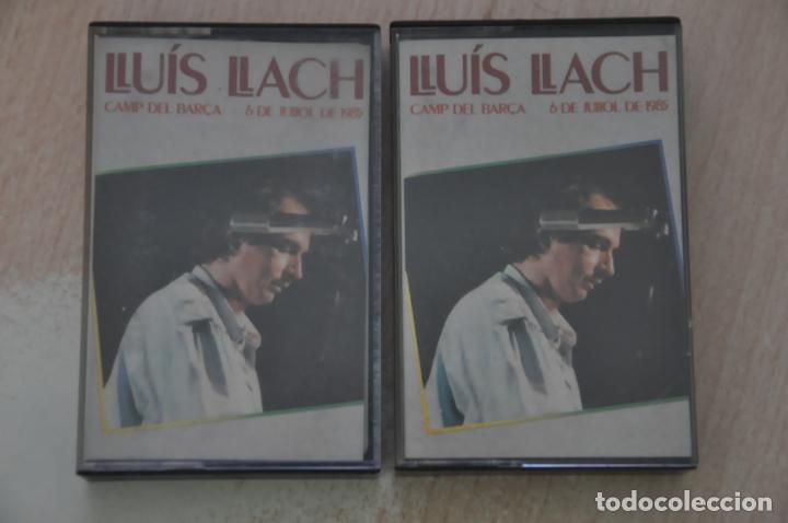 Casetes antiguos: dos casetes lluis llach camp del bar&ccedil;a - Foto 1