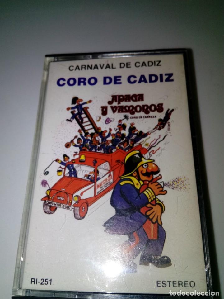 Casetes antiguos: CORO DE CADIZ. APAGA Y VAMONOS. - Foto 1