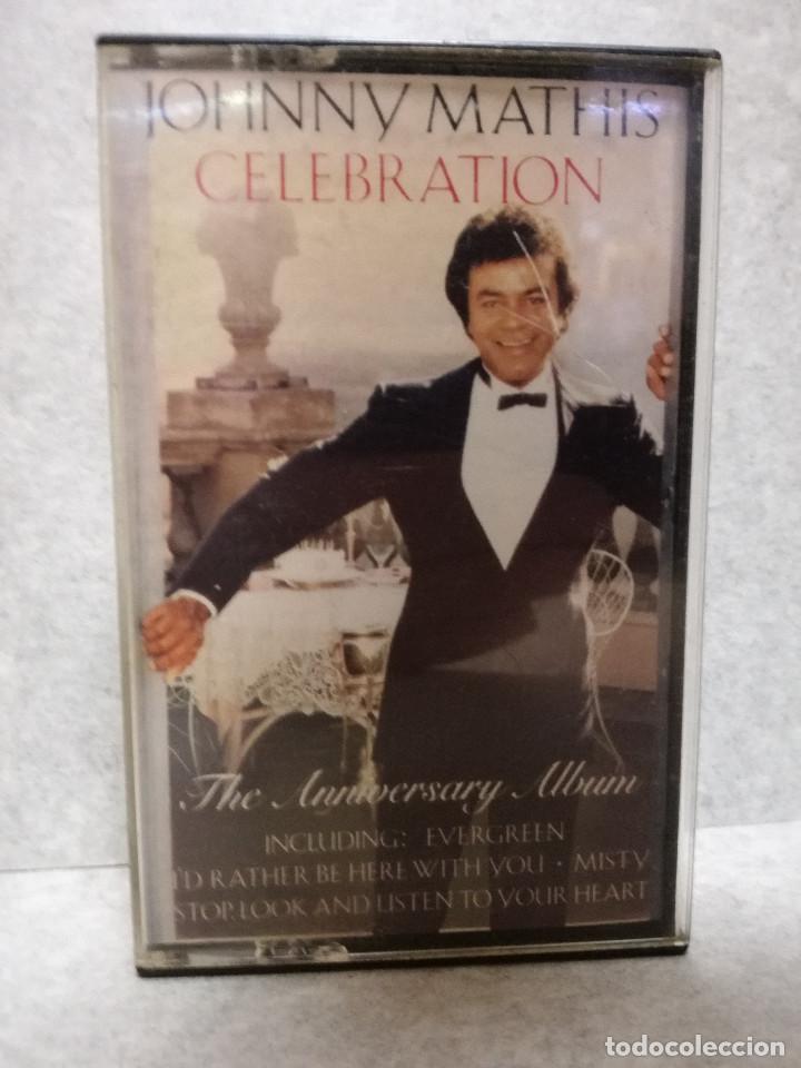 Casetes antiguos: CINTA - CASSETTE - CASET - JOHNNY MATHIS - CELEBRATION - CBS 1981 - Foto 1