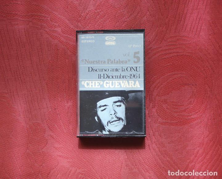 Casetes antiguos: Cassette discurso Che Guevara ante la ONU - Foto 1
