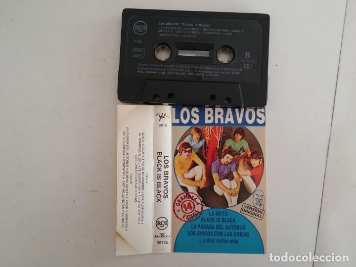Casetes antiguos: LOS BRAVOS-CASSETTE BLACK IS BLACK - Foto 1