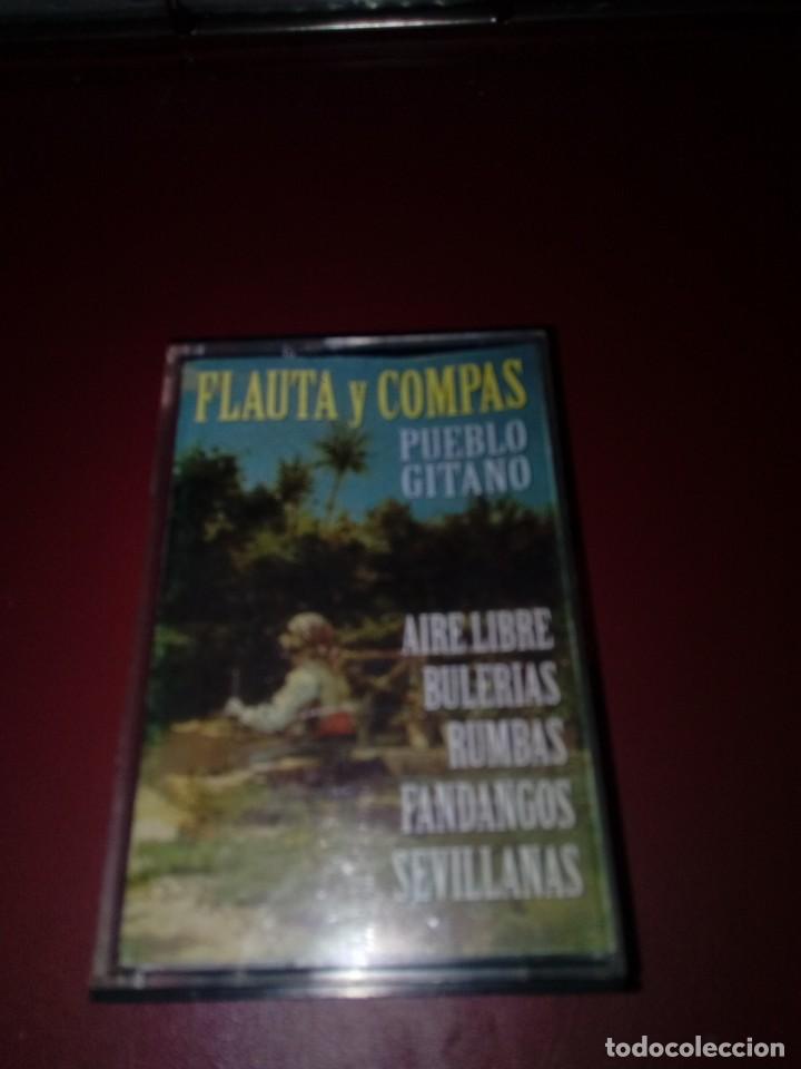 Casetes antiguos: FLAUTA Y COMPAS. PUEBLO GITANO. C17F - Foto 1