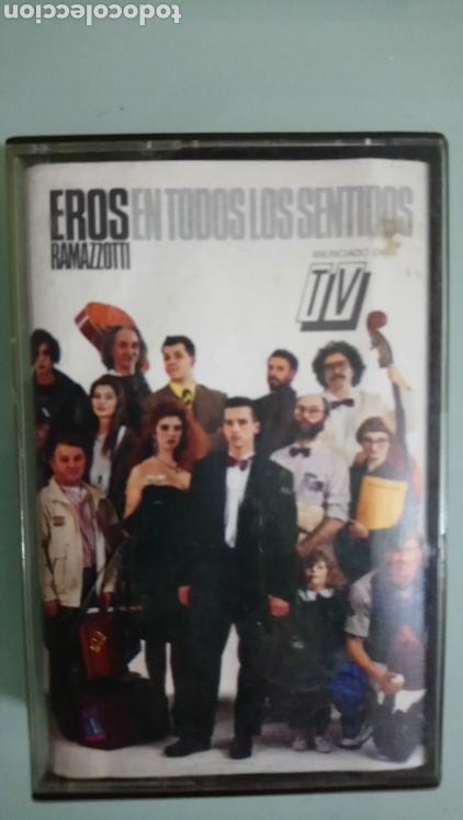 Casetes antiguos: Eros Ramazzoti. En todos los sentidos - Foto 1