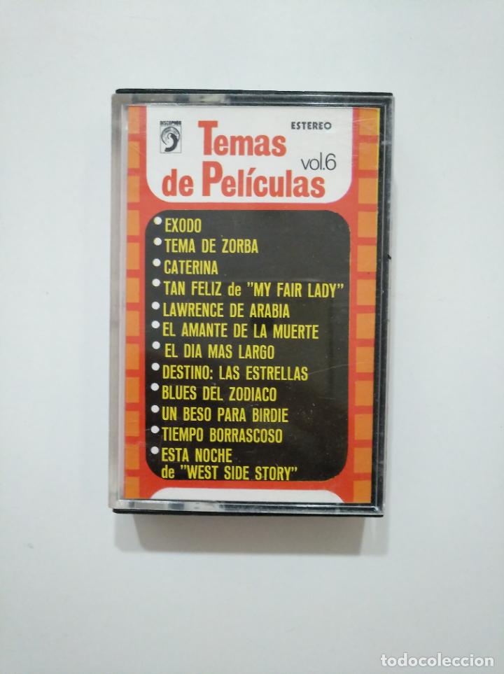 Casetes antiguos: TEMAS DE PELICULAS VOL. VOLUMEN 6. CASETE. TDKCST4A