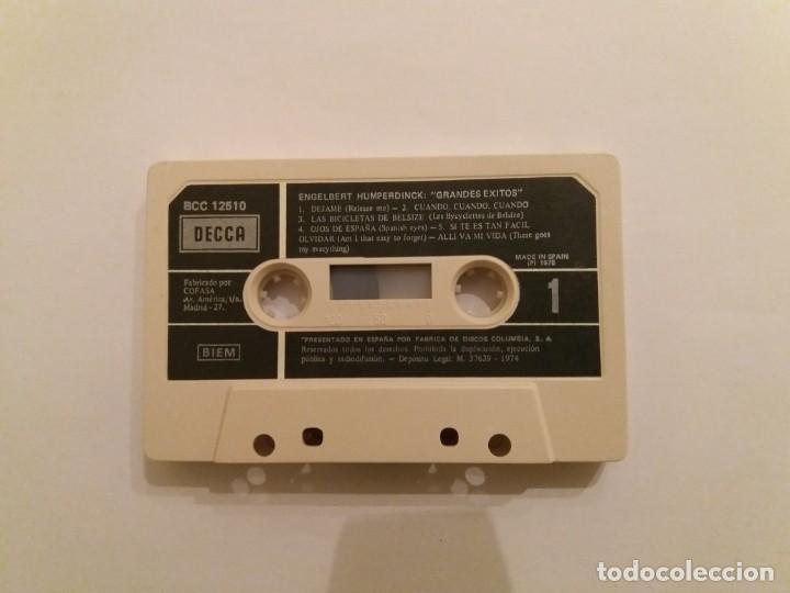 Casetes antiguos: CINTA CASSETTE ENGELBERT HUMPERDINCK. GRANDES &Eacute;XITOS. 1975. - Foto 4