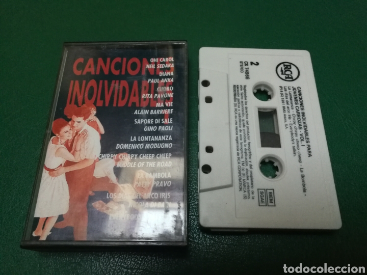Casetes antiguos: CANCIONES INOLVIDABLES - Foto 1