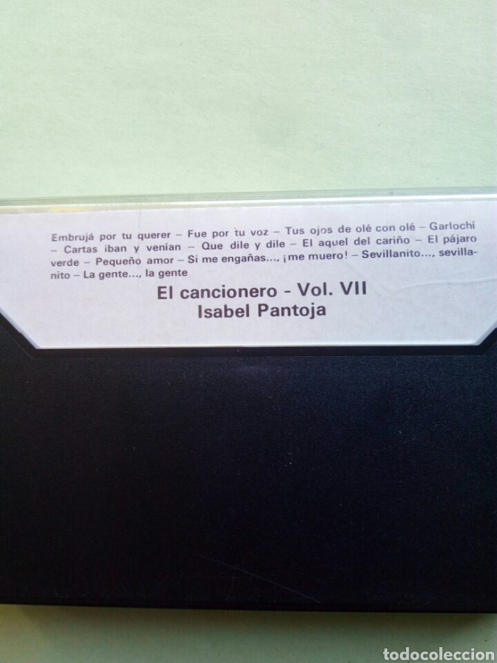 Casetes antiguos: ISABEL PANTOJA EL CANCIONERO CASSETTE - Foto 2
