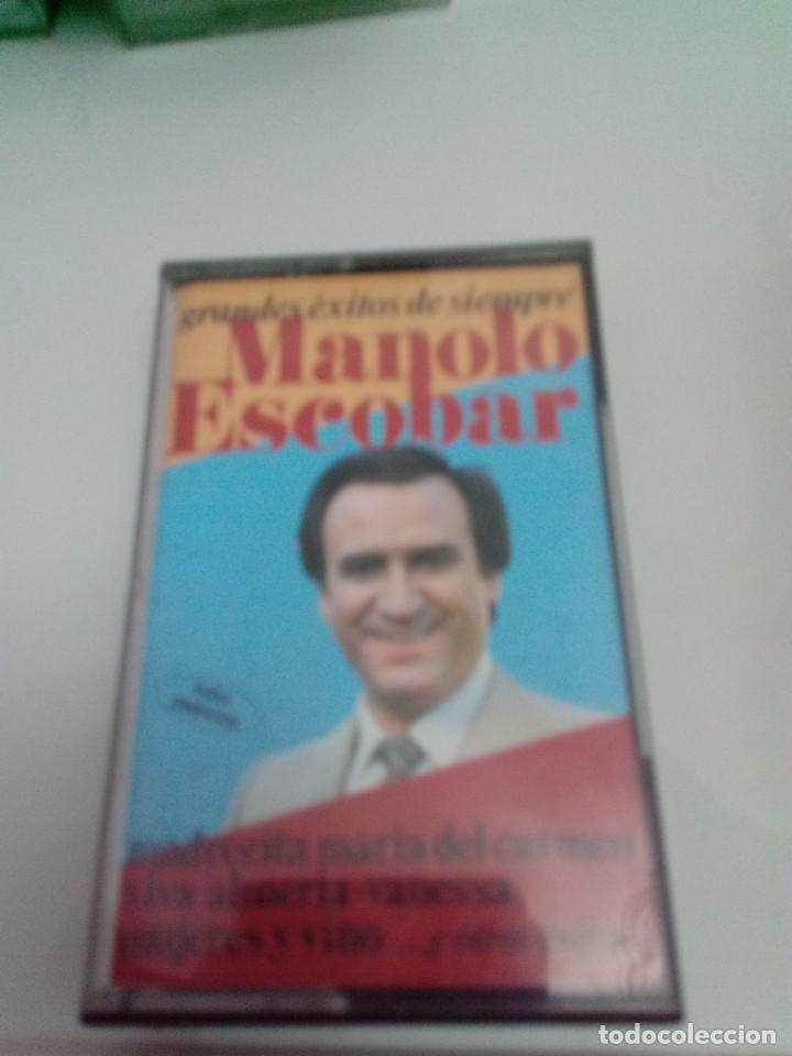 Casetes antiguos: GRANDES &Eacute;XITOS DE SIEMPRE. MANOLO ESCOBAR. C5F - Foto 1