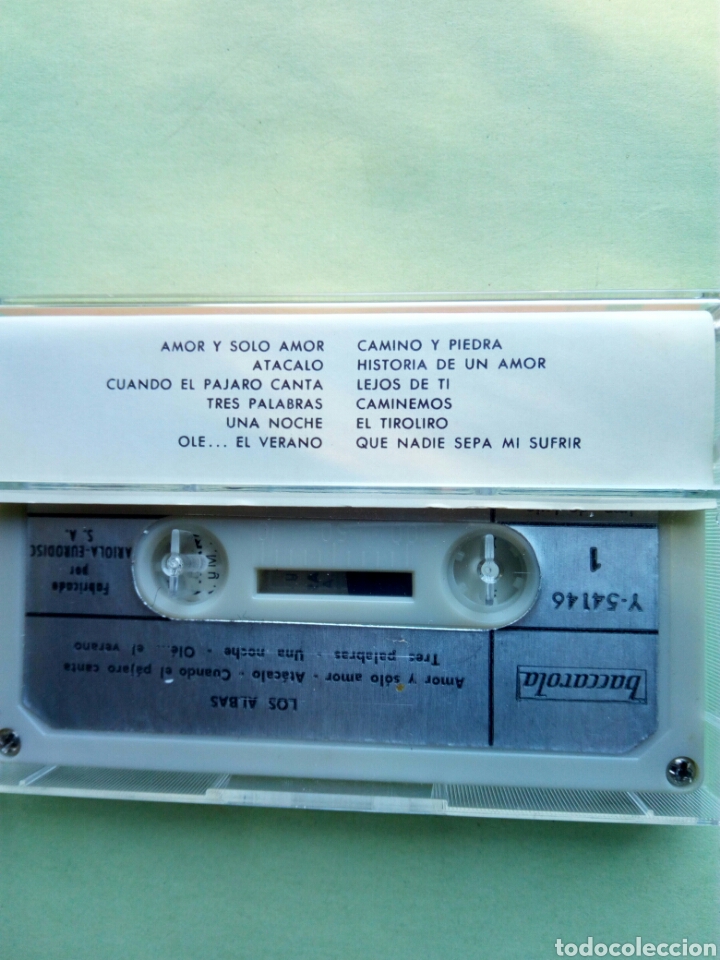 Casetes antiguos: LOS ALBAS CASSETTE - Foto 2