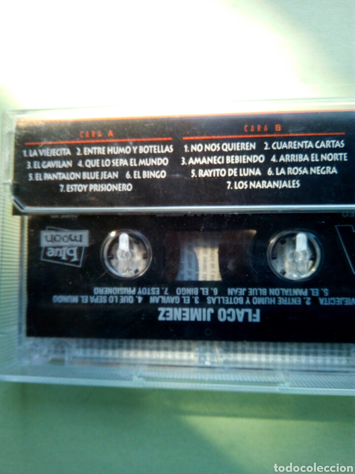 Casetes antiguos: FLACO JIMENEZ LO MEJOR CASSETTE - Foto 2