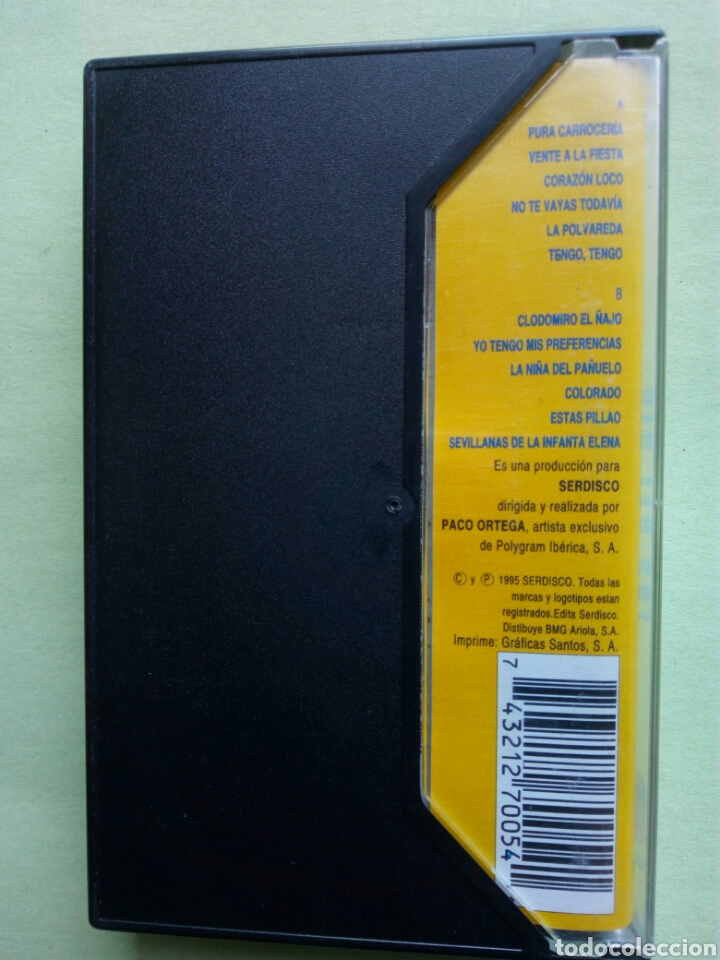 Casetes antiguos: LOS DEL RIO CALENTITO CASSETTE - Foto 2