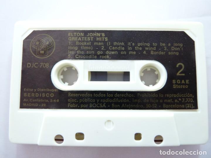 Casetes antiguos: CASETE ELTON JOHN GREATEST HITS REF: 2-28 - Foto 4
