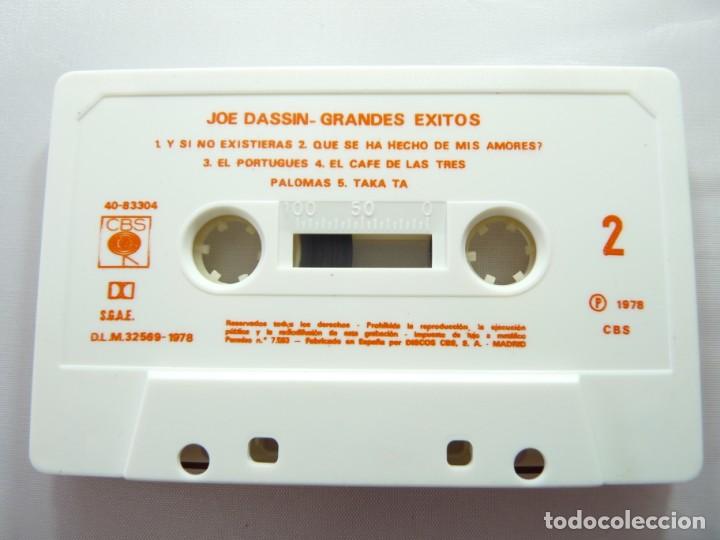 Casetes antiguos: CASETE JOE DASSIN GRANDES EXITOS REF: 2-46 - Foto 4