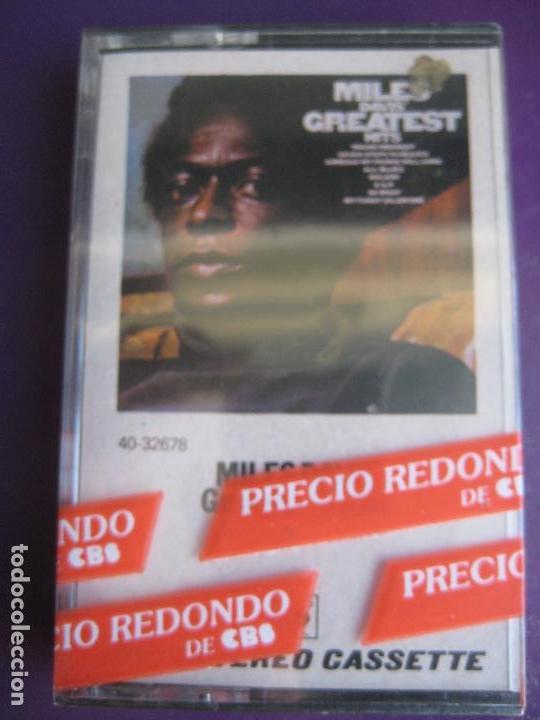 Casetes antiguos: MILES DAVIS CASETE CBS . GRANDES EXITOS - PRECINTADA - JAZZ BOP - Foto 1