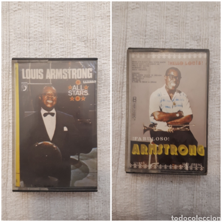 Casetes antiguos: Lote 2 cassettes Louis Armstrong - Foto 1