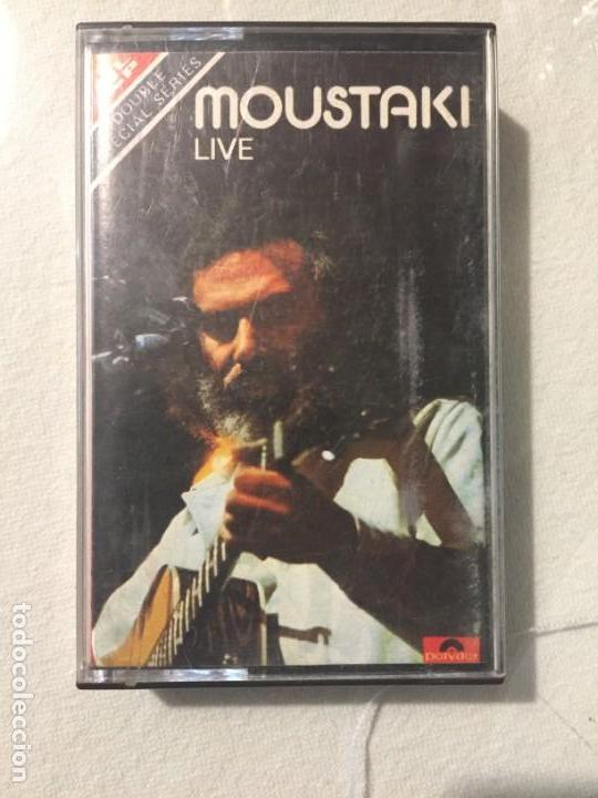 Casetes antiguos: Moustaki Live - Foto 1