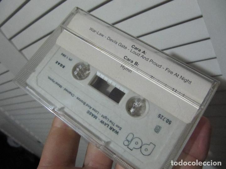 Casetes antiguos: MASS - WAR LAW-HEAVY METAL - Foto 2