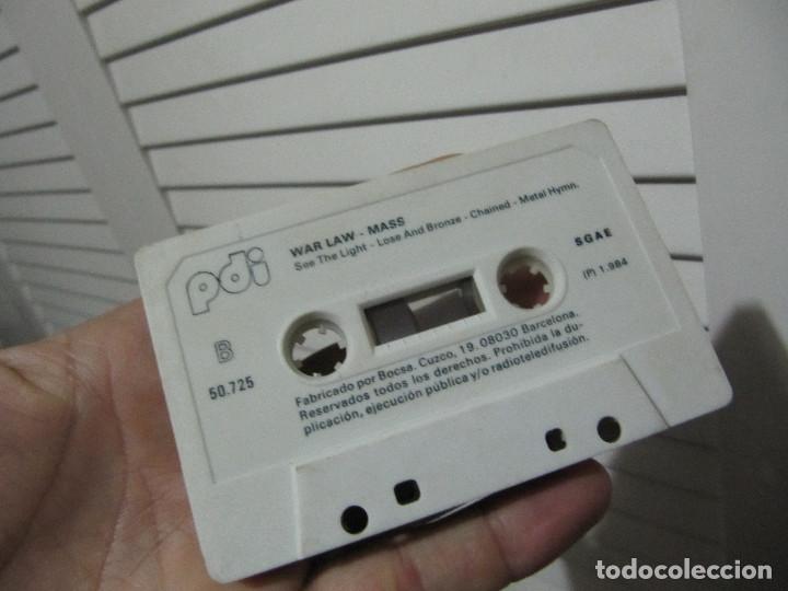 Casetes antiguos: MASS - WAR LAW-HEAVY METAL - Foto 3
