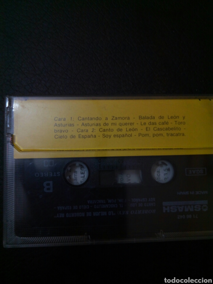 Casetes antiguos: ROBERTO REY LO MEJOR cassette - Foto 2