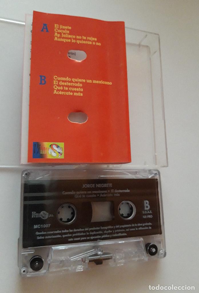 Casetes antiguos: Cinta Cassette - Jorge Negrete - Foto 3