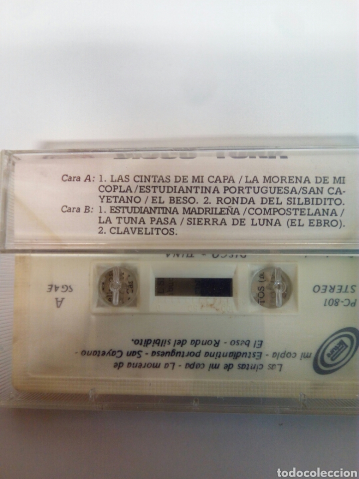 Casetes antiguos: LA TUNA DISCO TUNA cassette - Foto 2