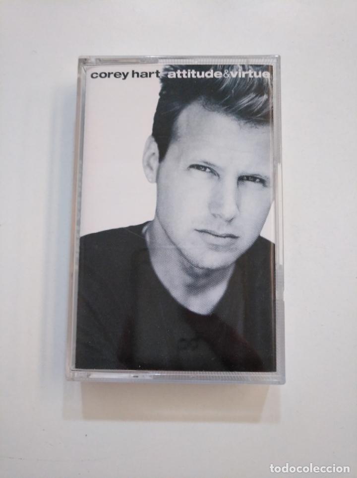 Casetes antiguos: COREY HART. ATTITUDE & VIRTUE. CASETE. TDKCST4C - Foto 1