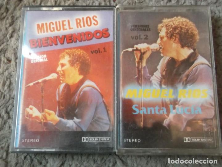 Casetes antiguos: MIGUEL RIOS-VERSIONES ORIGINALES-VOL 1 Y 2