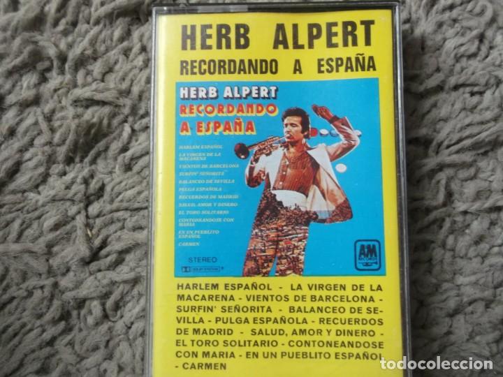 Casetes antiguos: HERB ALPERT-RECORDANDO A ESPA&Ntilde;A - Foto 1