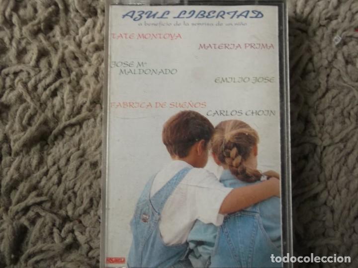 Casetes antiguos: AZUL LIBERTAD-PROMOCIONAL DE CRUZCAMPO-EN BENEFICIO DE LA SONRISA DE UN NI&Ntilde;O