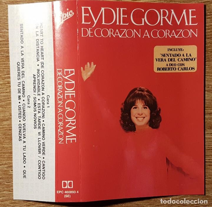Casetes antiguos: CASETE DE EYDIE GORME. DE CORAZ&Oacute;N A CORAZ&Oacute;N - Foto 1