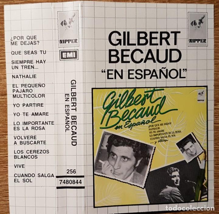 Casetes antiguos: CASETE DE GILBERT BECAUD. EN ESPA&Ntilde;OL - Foto 1