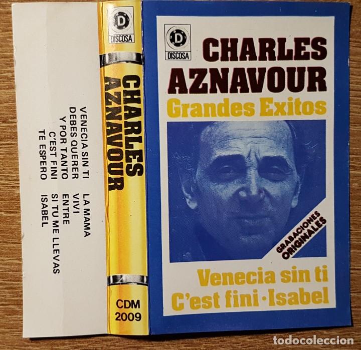 Casetes antiguos: CASETE DE CHARLES AZNAVOUR. GRANDES &Eacute;XITOS - Foto 1