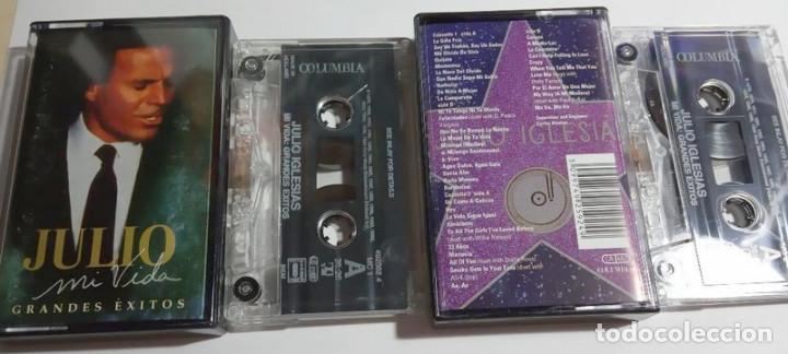Casetes antiguos: JULIO IGLESIAS.MI VIDA GRANDES EXITOS.COLUMBIA.HOLLAND.1998.