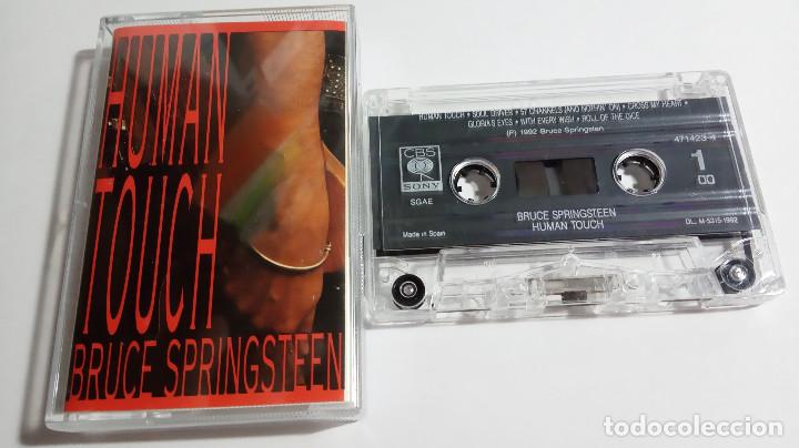 Casetes antiguos: Bruce Springsteen.Human Touch.COLUMBIA.1992.SPAIN. - Foto 1