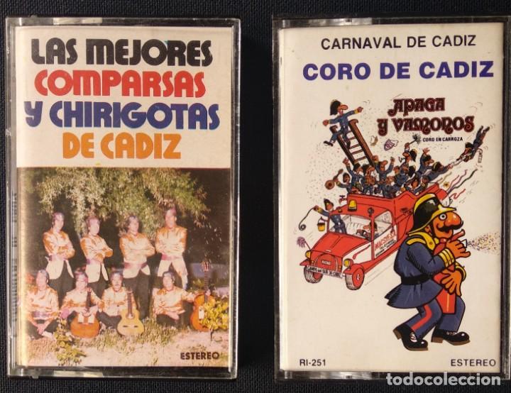 Casetes antiguos: 2 casetes CARNAVAL C&Aacute;DIZ - Foto 1