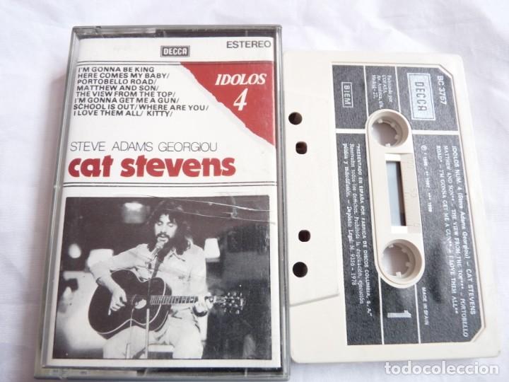 Casetes antiguos: CASETE, CASSETTE IDOLOS N&ordm;4 CAT STEVENS REF: 4-23 - Foto 1