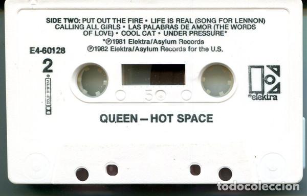 Casetes antiguos: QUEEN HOT SPACE.ELEKTRA.USA.1982. - Foto 4