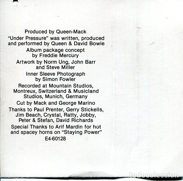 Casetes antiguos: QUEEN HOT SPACE.ELEKTRA.USA.1982. - Foto 5