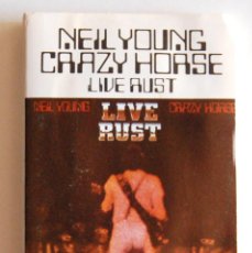 Casetes antiguos: NEIL YOUNG & CRAZY HORSE - LIVE RUST - 1979 - HISPAVOX - CINTA DE CASETE - CASSETTE. Lote 161432282