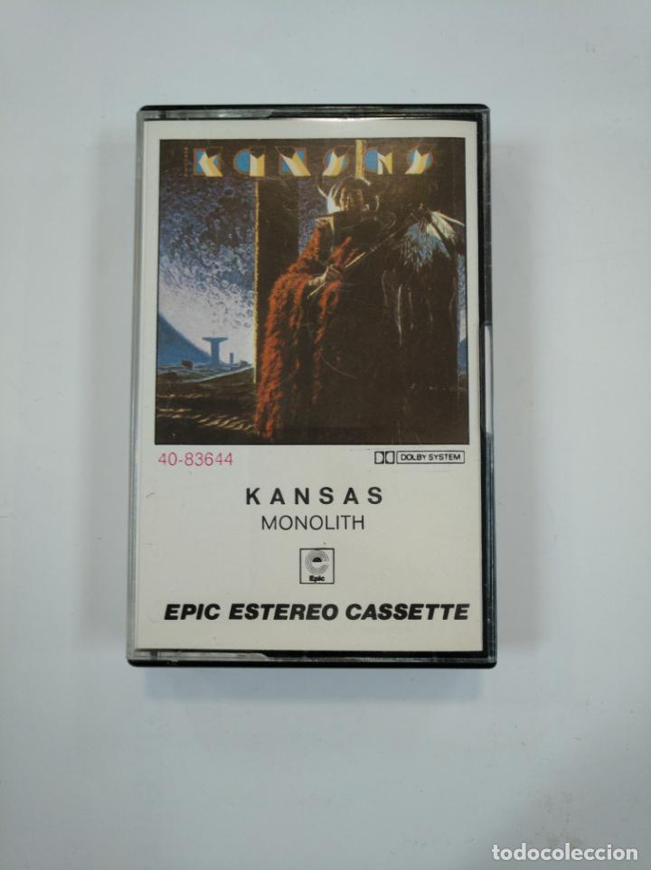 Casetes antiguos: KANSAS. - MONOLITH. CASETE. TDKCST6C - Foto 1