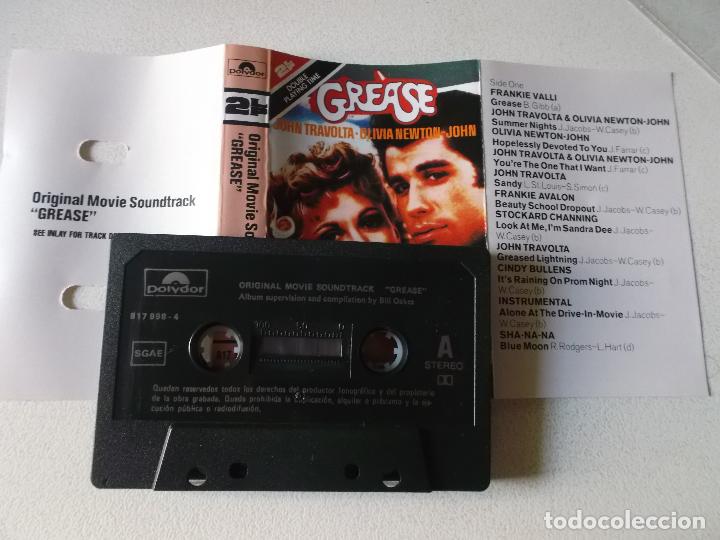 Casetes antiguos: GREASE. JOHN TRAVOLTA Y OLIVIA NEWTON JOHN. - Foto 2