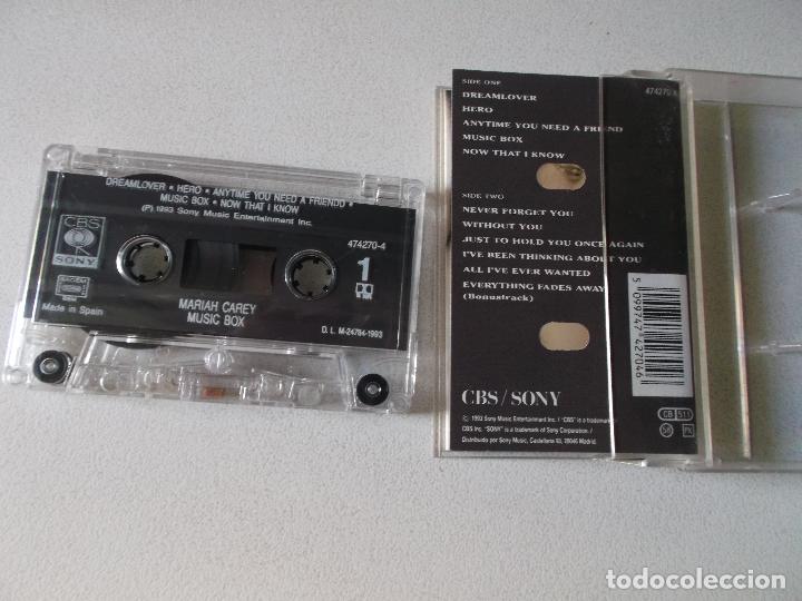 Casetes antiguos: mariah carey, music box, 1993 - Foto 2