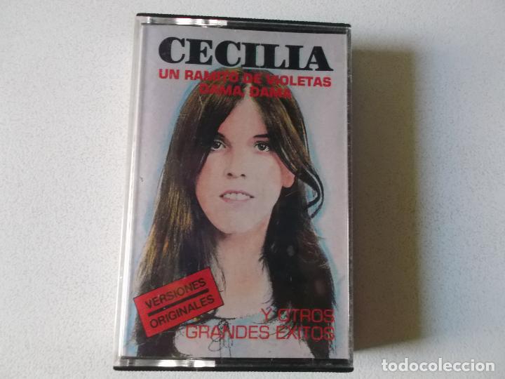 Casetes antiguos: Cecilia - Un ramito de violetas - Dama Dama, exitos - Foto 1